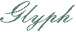 Glyph logo - home